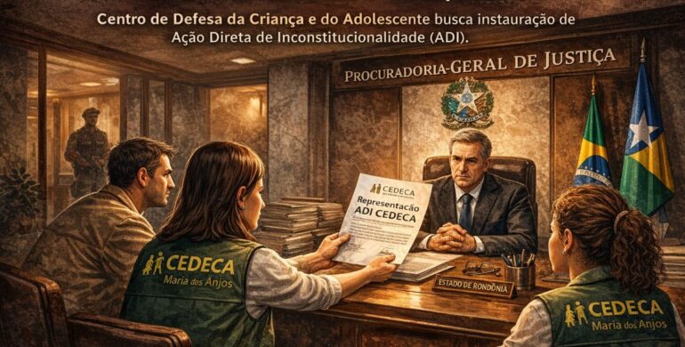 CEDECA Maria dos Anjos questiona inconstitucionalidade de lei que restringe debates sobre diversidade em Rondônia